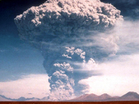 Pinatubo in 1991. Een superuitbarsting met VEI 6, iets minder dan Campi Flegrei.