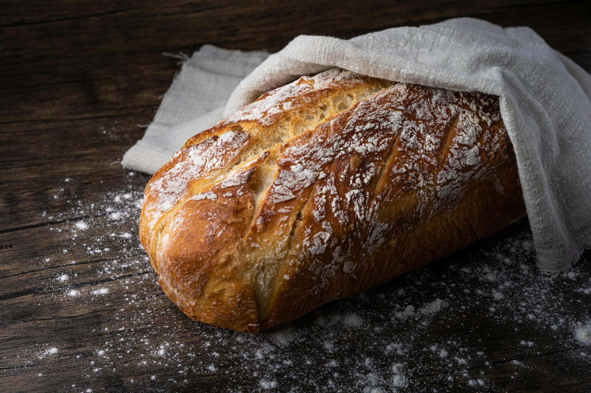 Brood wordt gemaakt van graan, en granen zijn grassen, die het beste groeien in een steppeklimaat. 