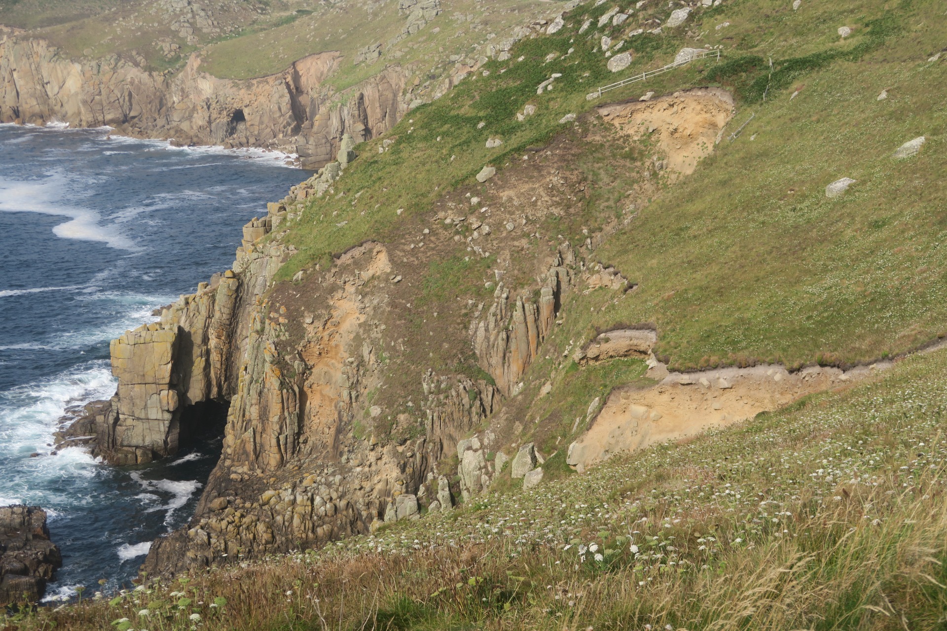 Weathered granite coast, Land's End (K.B.)